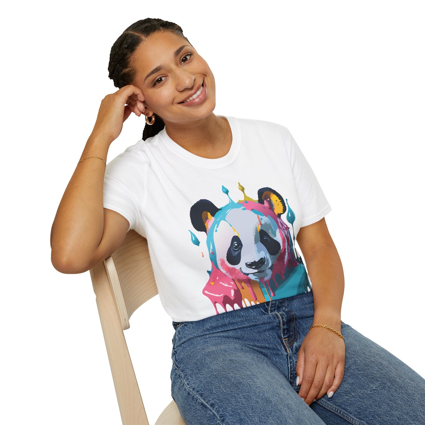 Panda Shirt, T Shirt with Panda, Animal Shirt, Tee Shirt with Animals