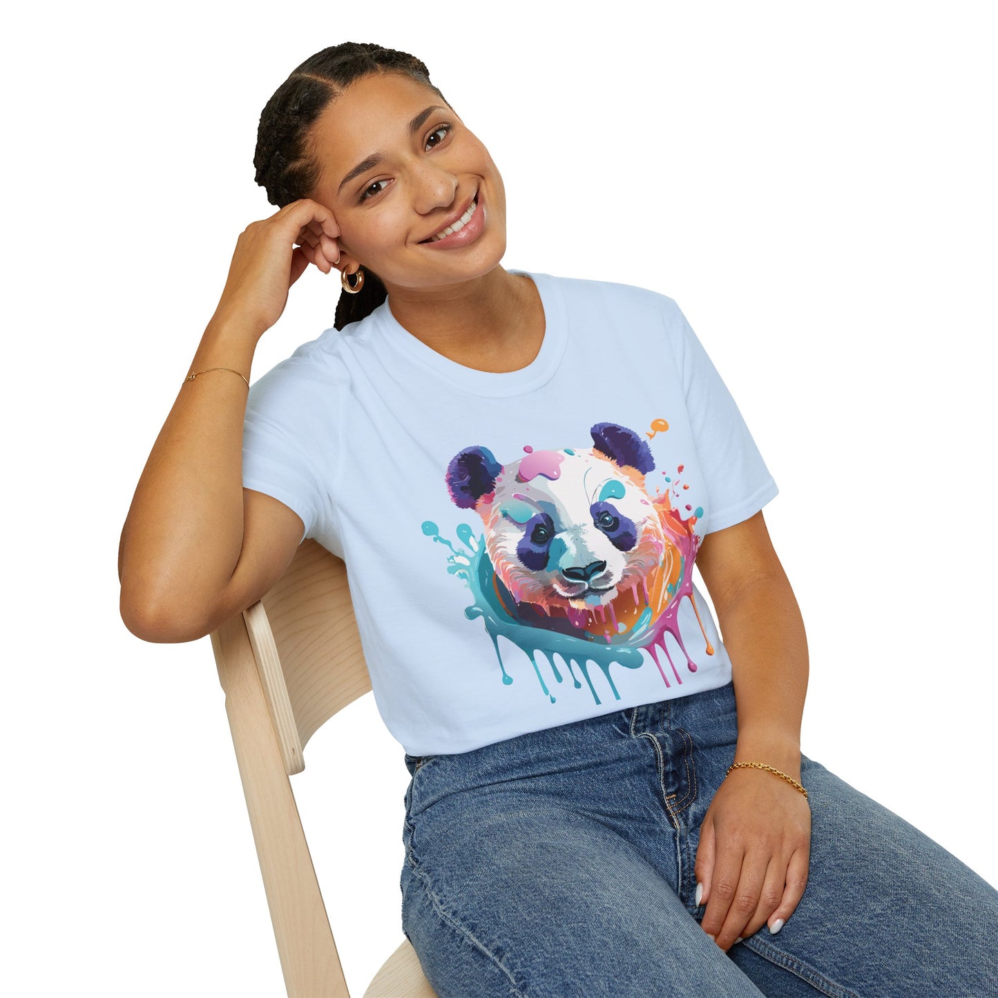 Panda Shirt, T Shirt with Panda, Animal Shirt, Tee Shirt with Animals