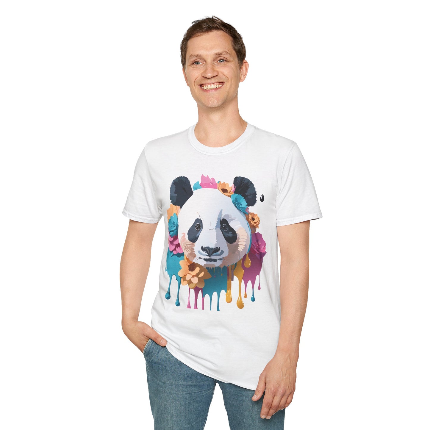 Panda Shirt, T Shirt with Panda, Animal Shirt, Tee Shirt with Animals