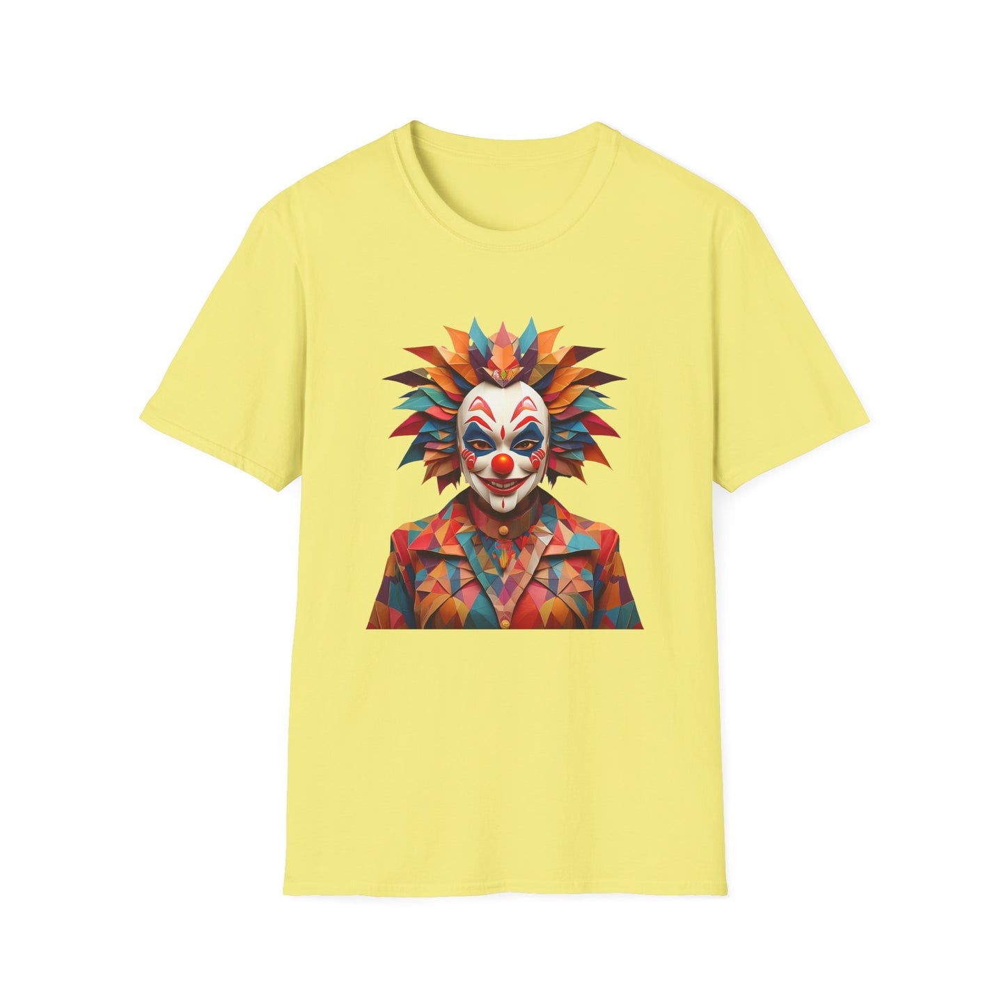Clown Shirt, T Shirt with Clown, Funny Man Shirt, Tee Shirt with Funny Man, Circus Shirt, Shirt with Circus, Scary Man Shirt, Shirt with Scary Man
