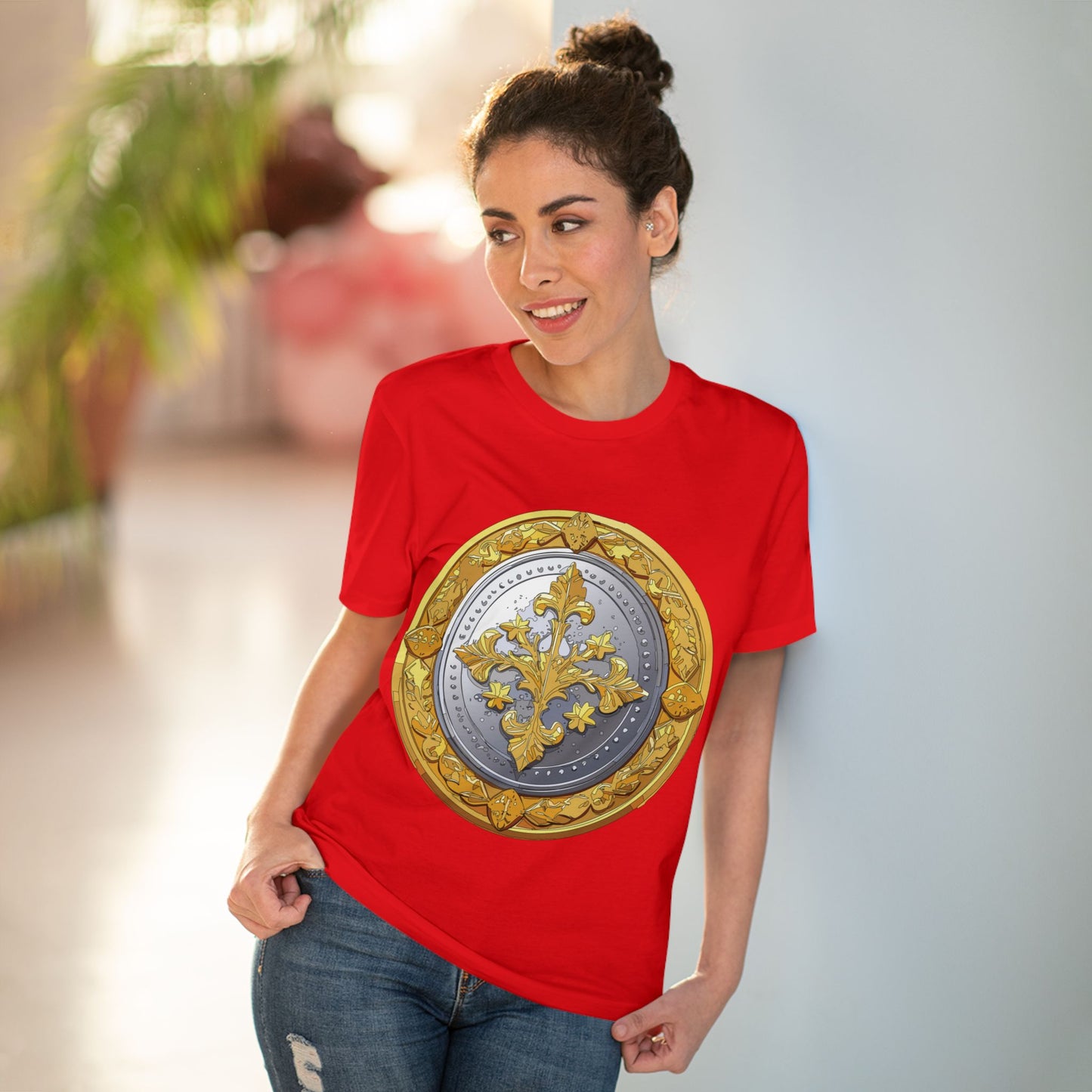 Organic T-shirt with Coin