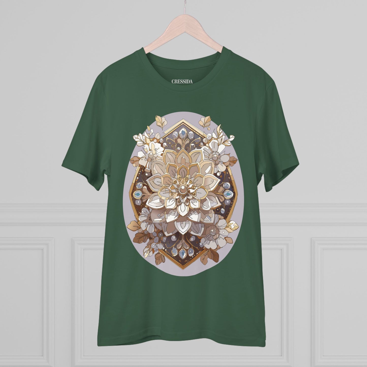 Organic T-shirt with Flower