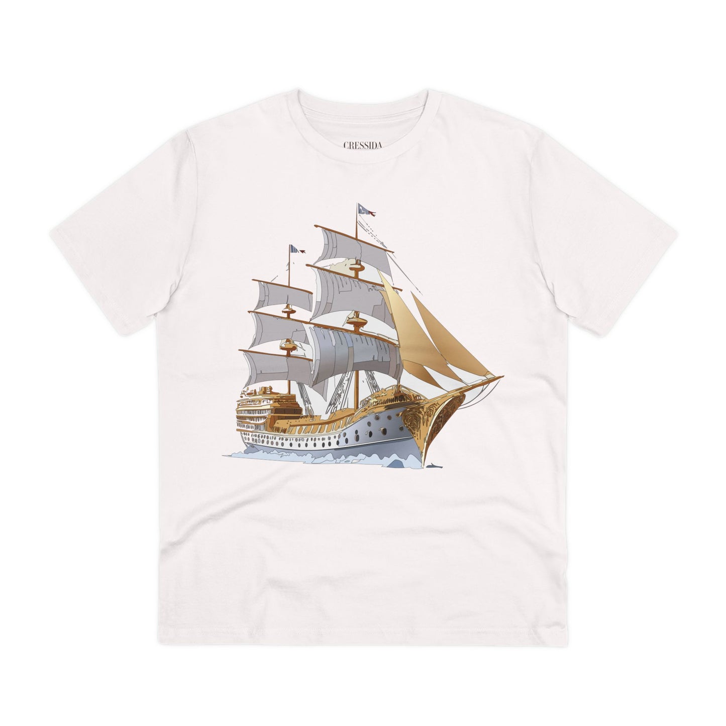 Organic T-shirt with Ship