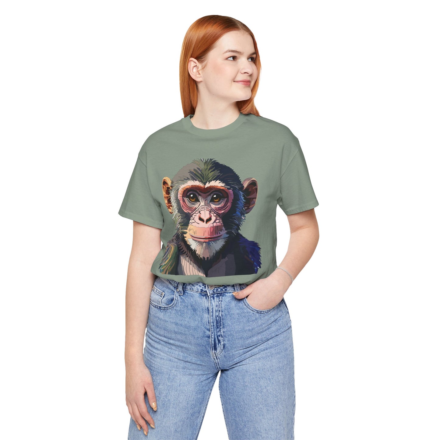 Unisex Animal Shirt, Tee Shirt with Animals, Art Design Tee Shirt, Wild Animals Shirt