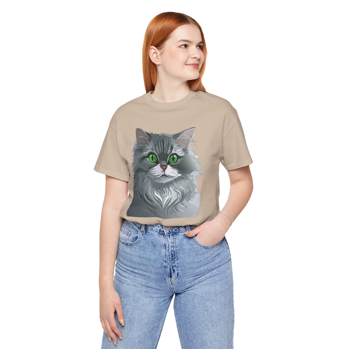 Unisex Animal Shirt, Tee Shirt with Animals, Art Design Tee Shirt, Wild Animals Shirt