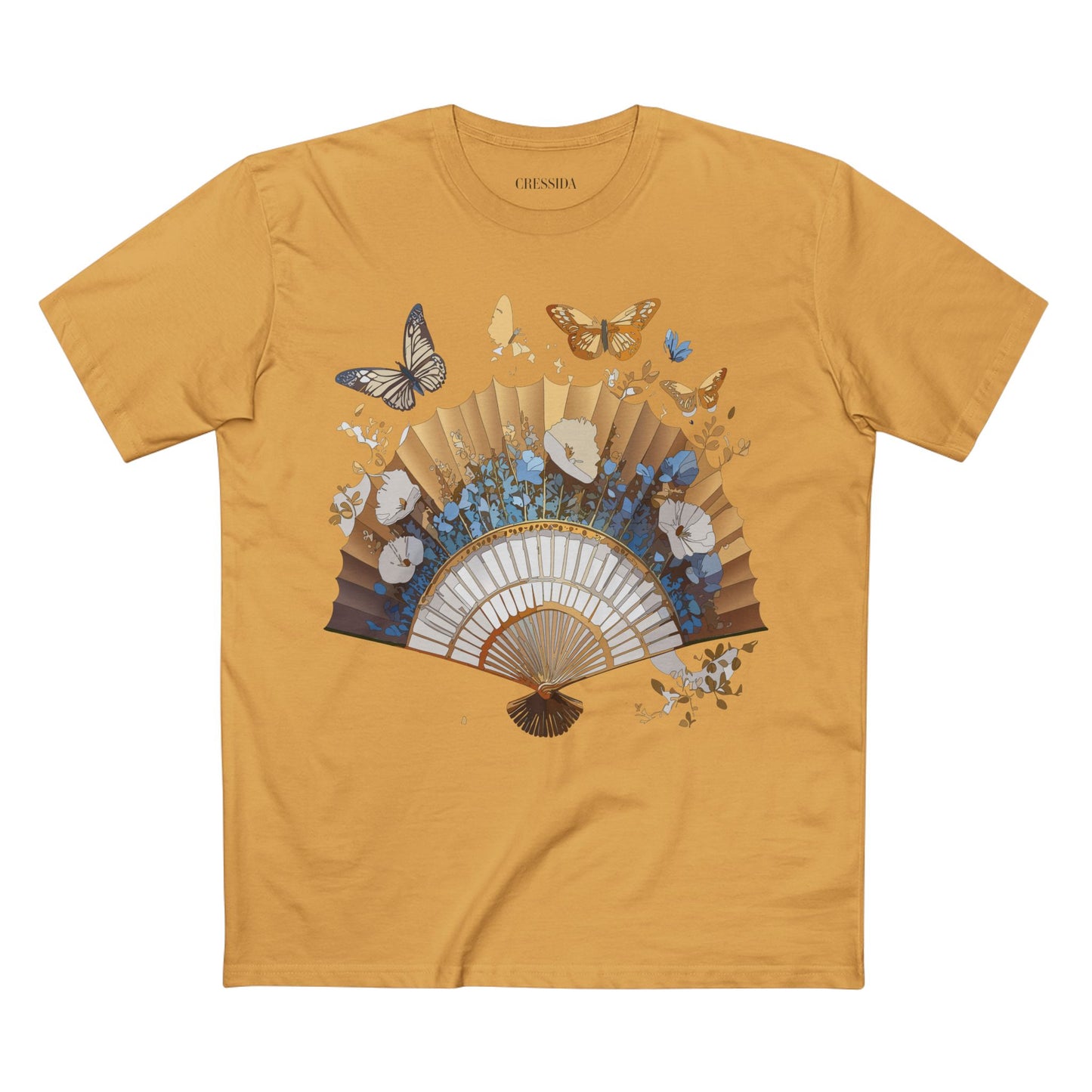 Fan shirt, Shirt with Fan, Tee Shirt with Antique Fan