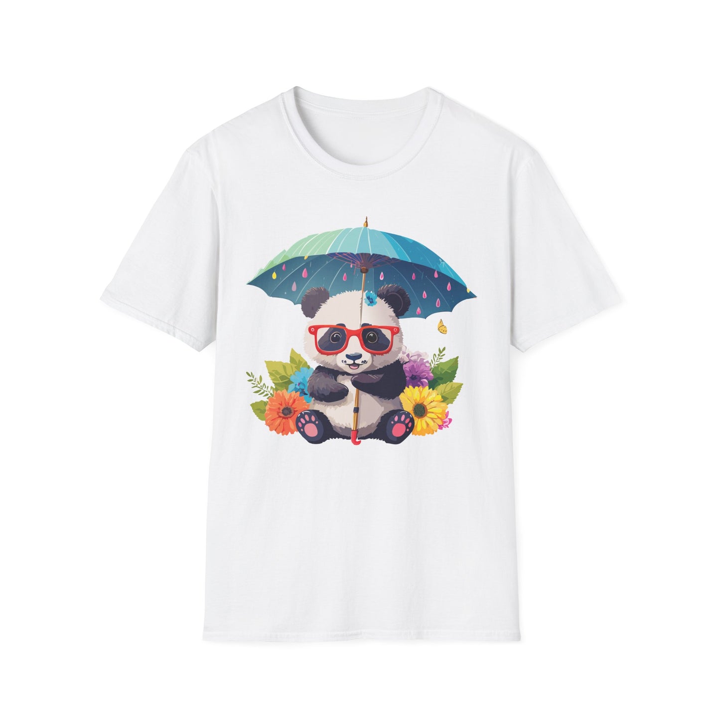 Panda Shirt, T Shirt with Panda, Animal Shirt, Tee Shirt with Animals