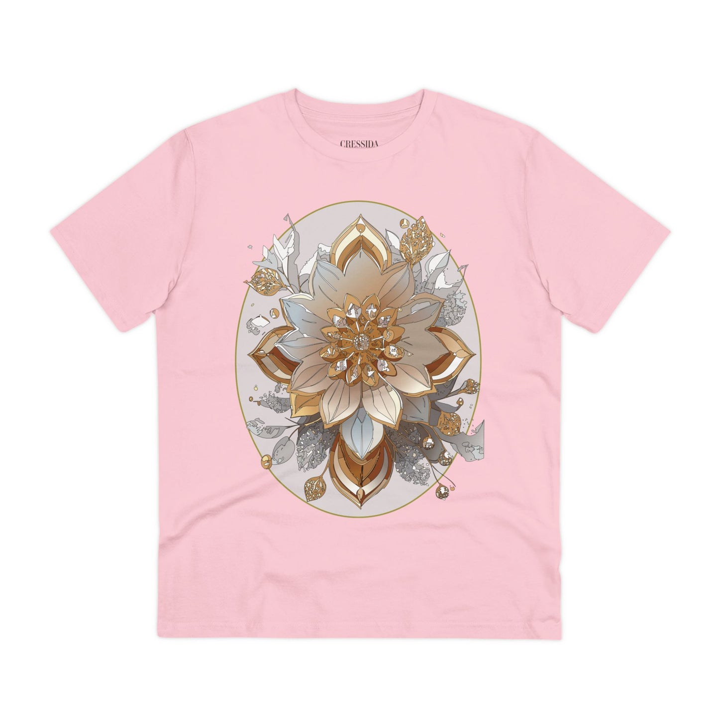 Organic T-shirt with Flower