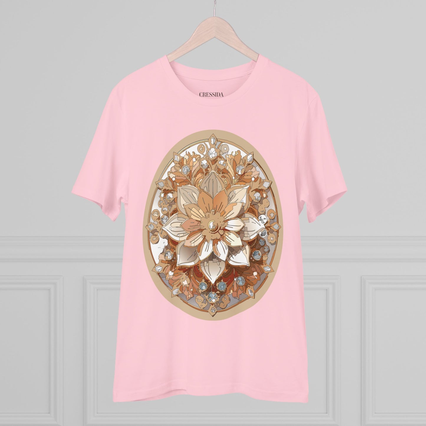 Organic T-shirt with Flower