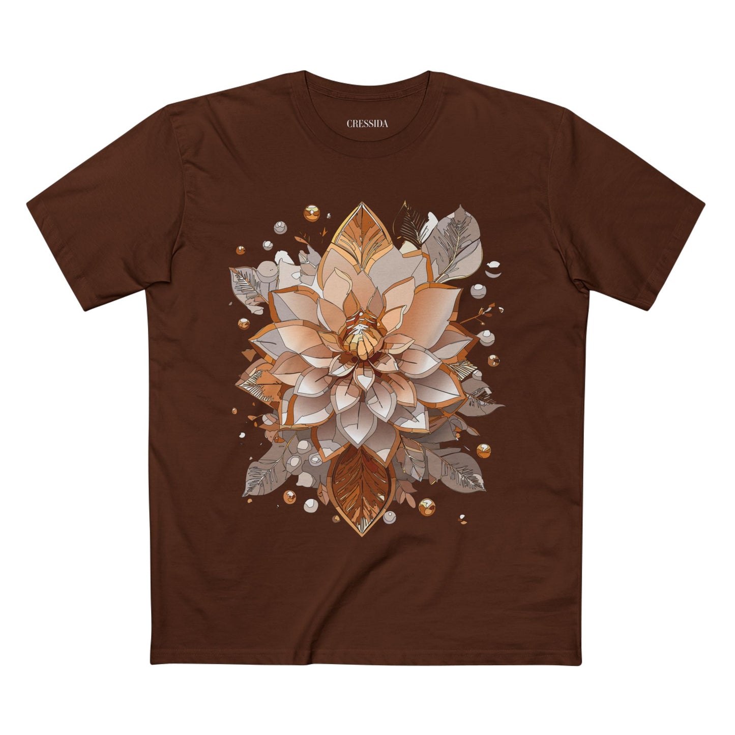 Floral Shirt, Shirt with Flower, Tee Shirt with Antique Flower