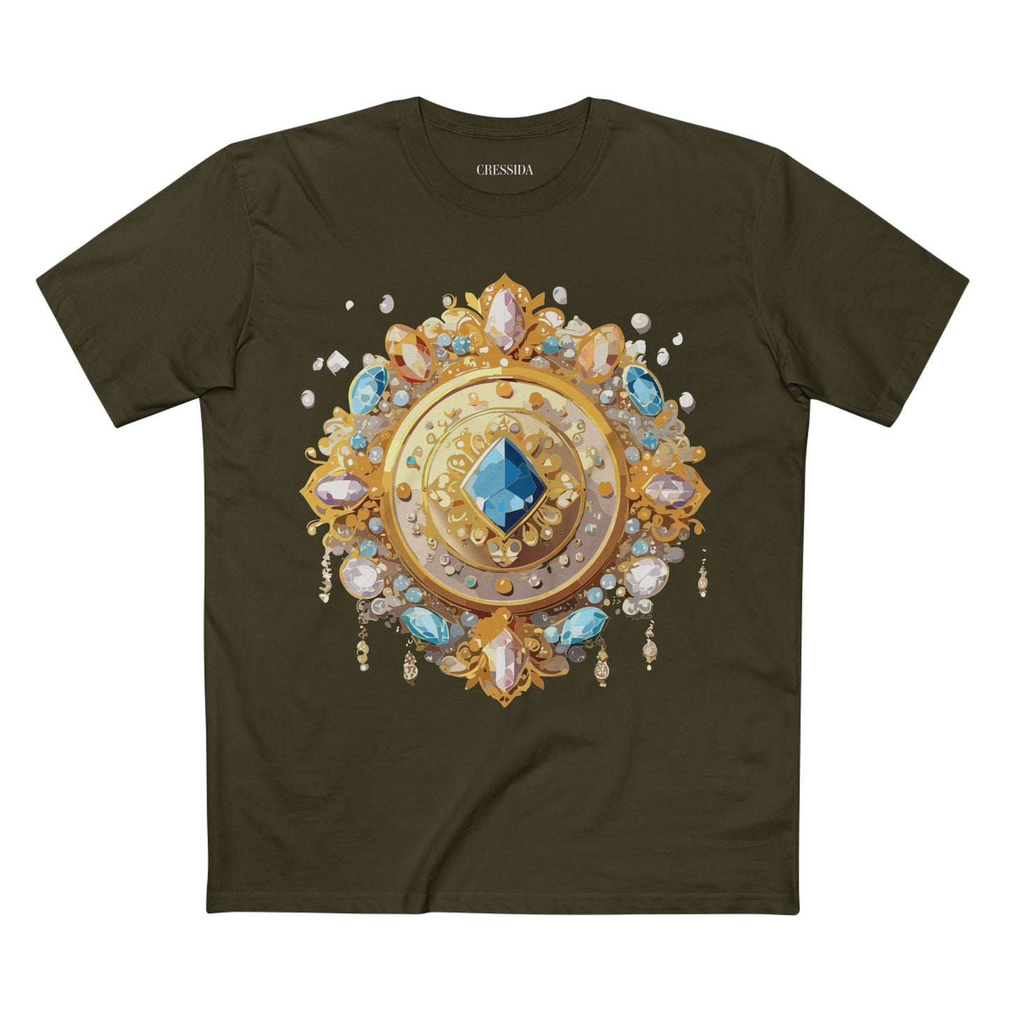 Medallion Shirt, Shirt with Medallion, Tee Shirt with Medal