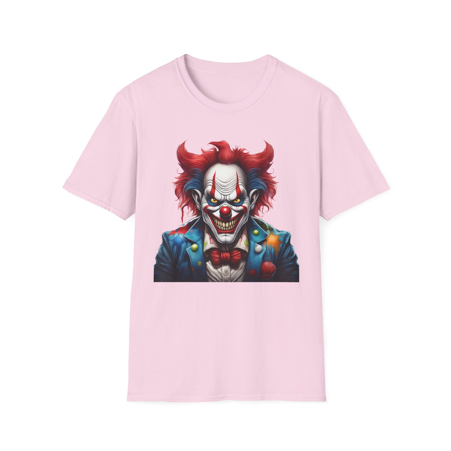 Clown Shirt, T Shirt with Clown, Funny Man Shirt, Tee Shirt with Funny Man, Circus Shirt, Shirt with Circus, Scary Man Shirt, Shirt with Scary Man