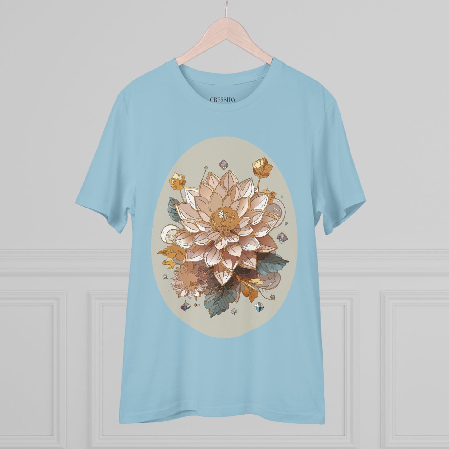 Organic T-shirt with Flower