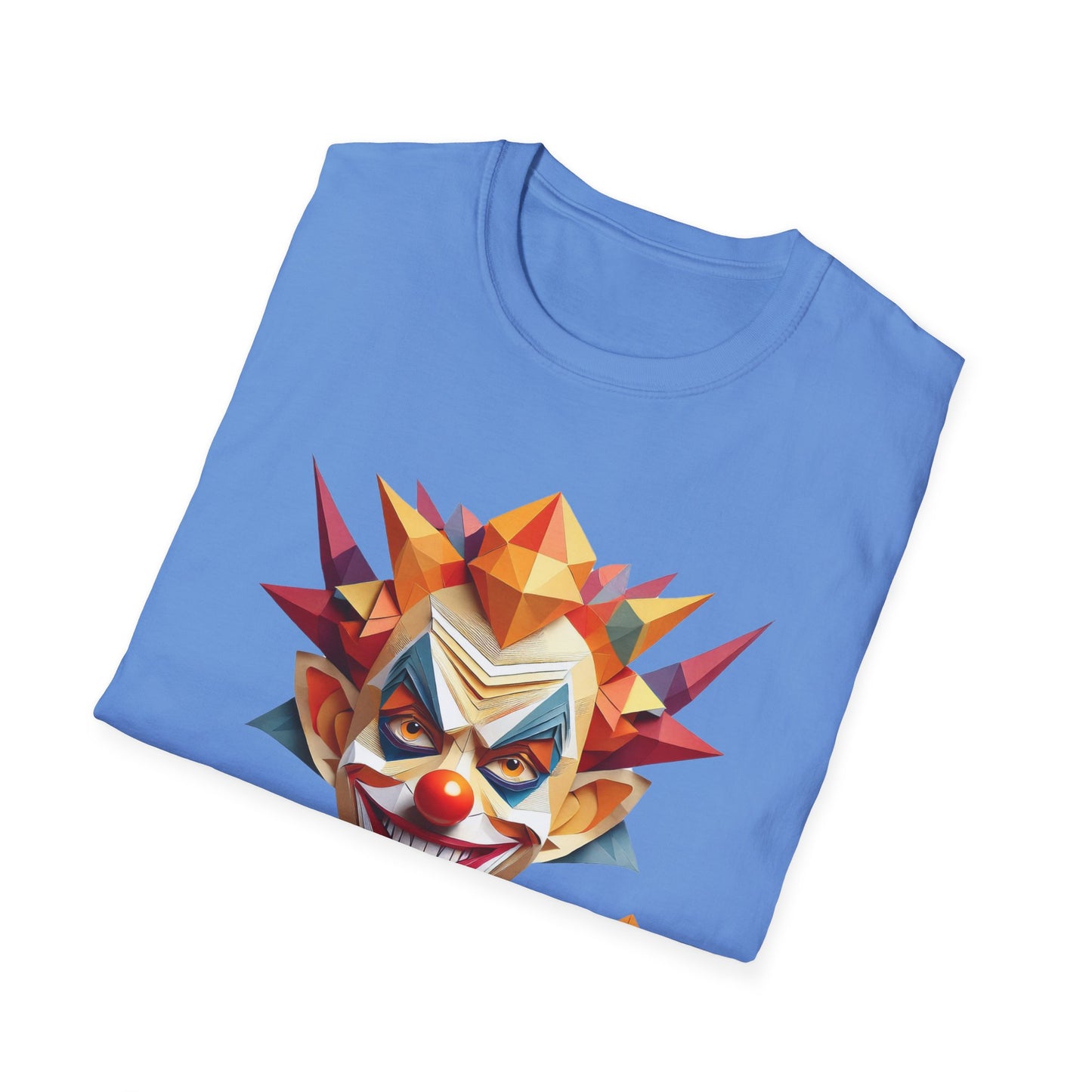 Clown Shirt, T Shirt with Clown, Funny Man Shirt, Tee Shirt with Funny Man, Circus Shirt, Shirt with Circus, Scary Man Shirt, Shirt with Scary Man