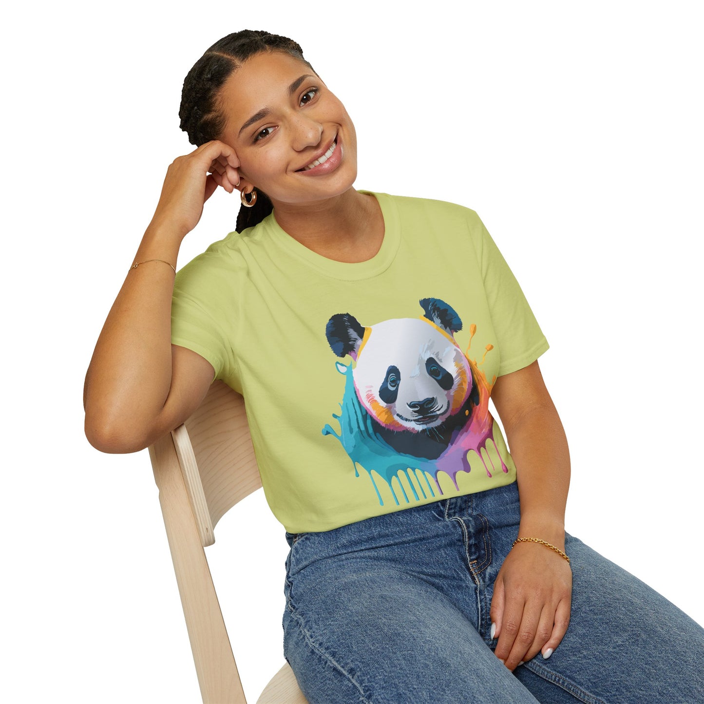 Panda Shirt, T Shirt with Panda, Animal Shirt, Tee Shirt with Animals