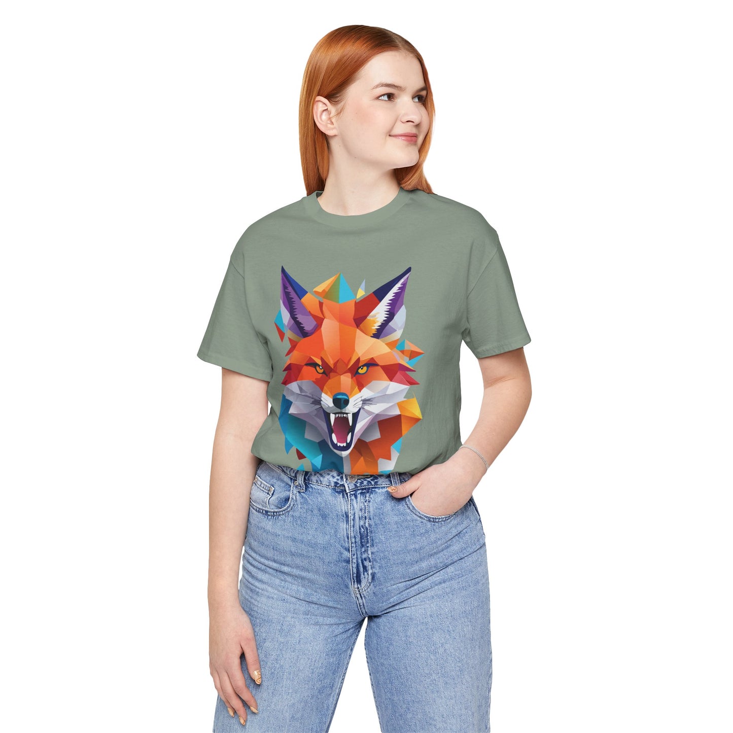 Unisex Animal Shirt, Tee Shirt with Animals, Art Design Tee Shirt, Wild Animals Shirt