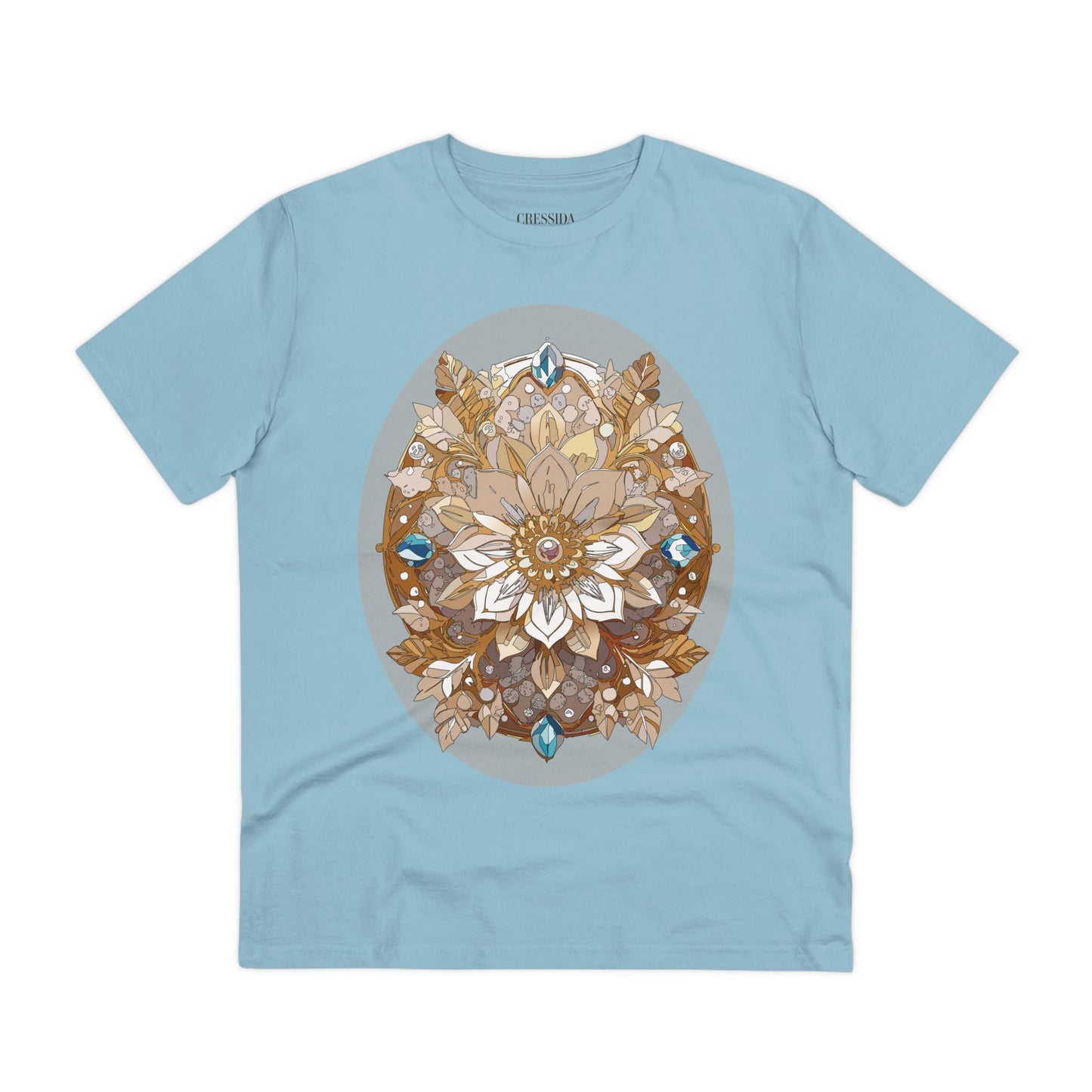 Organic T-shirt with Flower