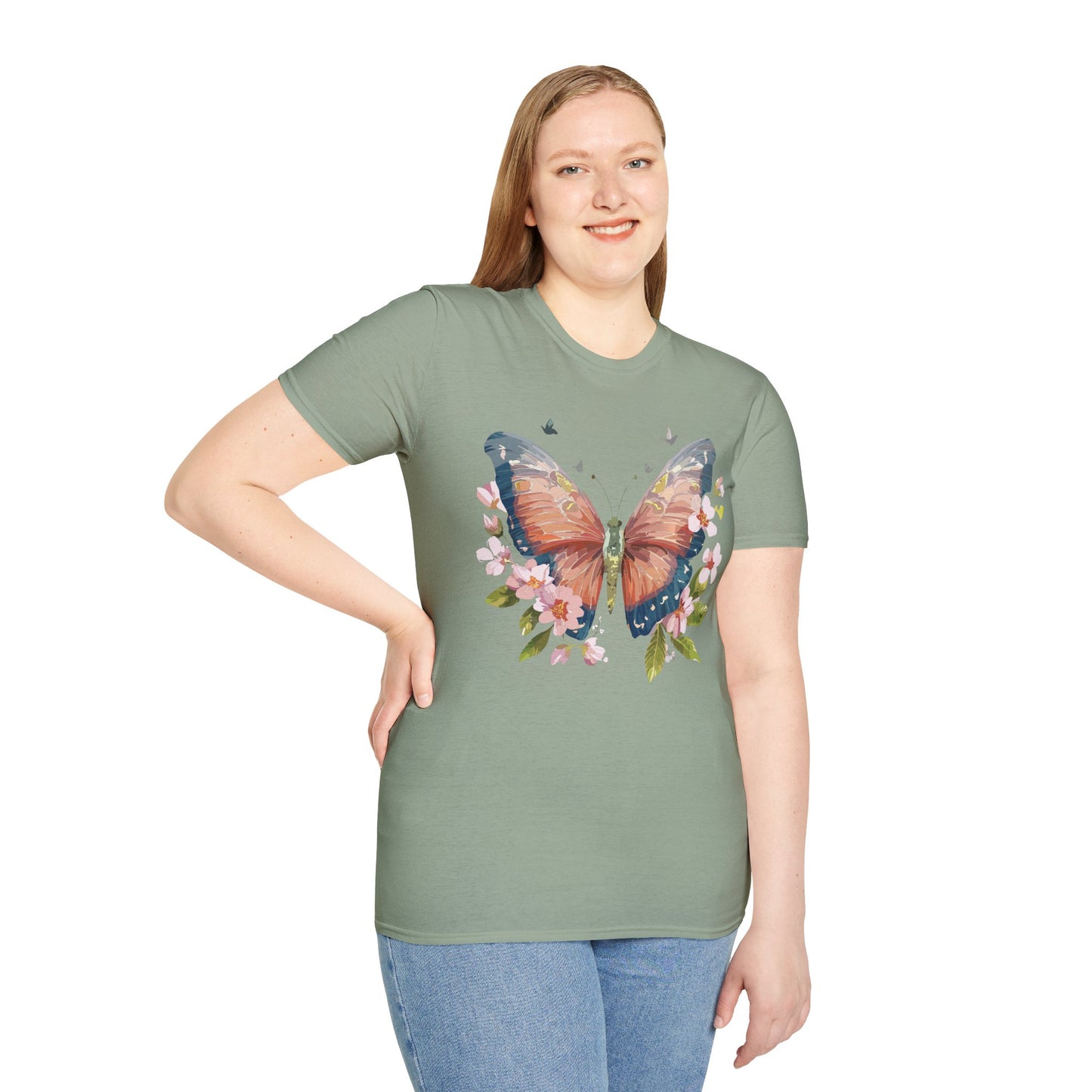 Butterfly Shirt, T Shirt with Butterfly, Monarch Shirt