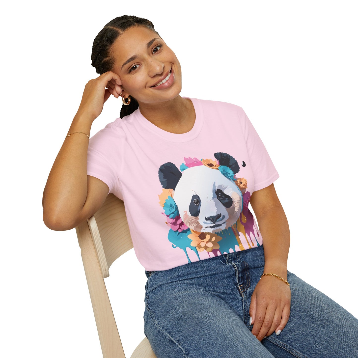 Panda Shirt, T Shirt with Panda, Animal Shirt, Tee Shirt with Animals