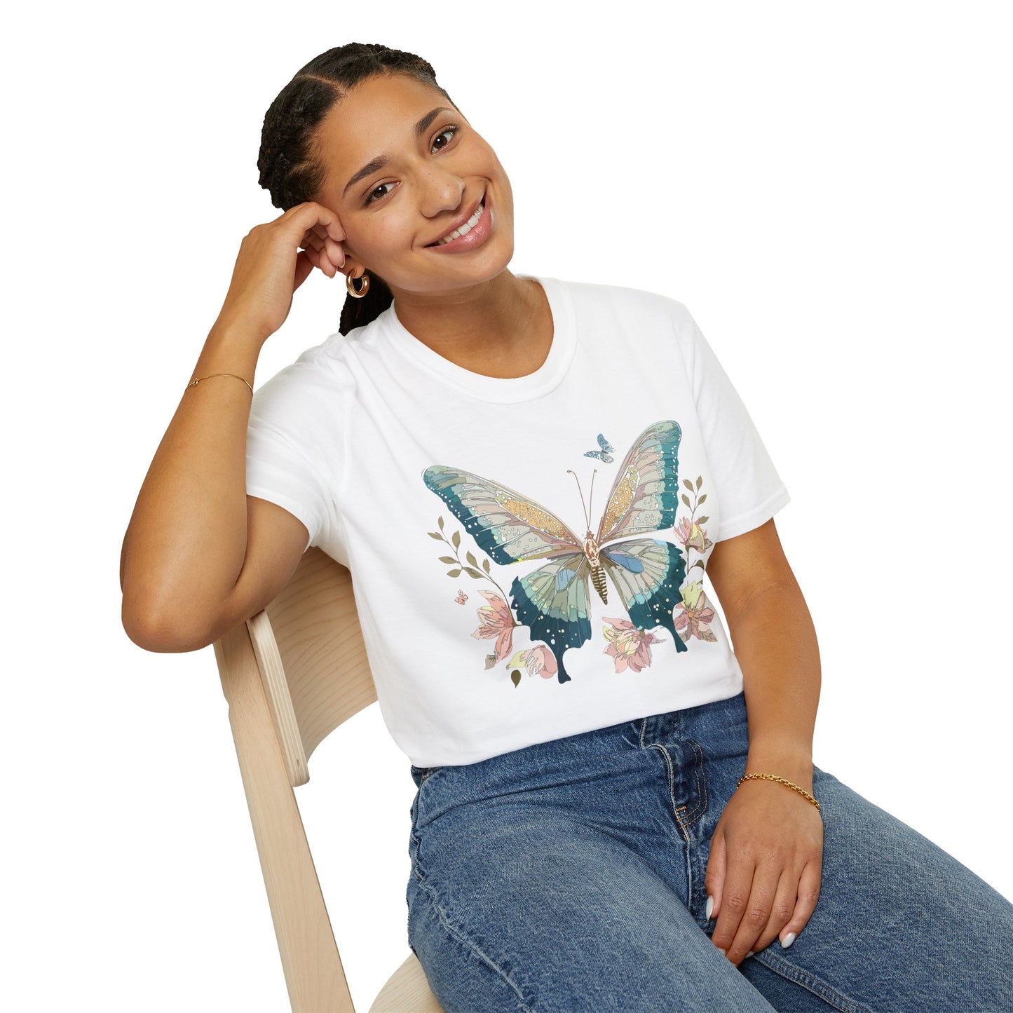 Butterfly Shirt, T Shirt with Butterfly, Monarch Shirt