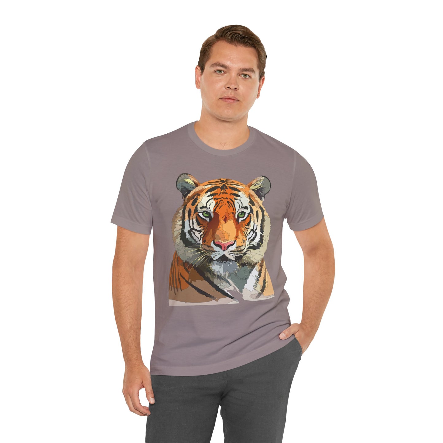 Unisex Animal Shirt, Tee Shirt with Animals, Art Design Tee Shirt, Wild Animals Shirt