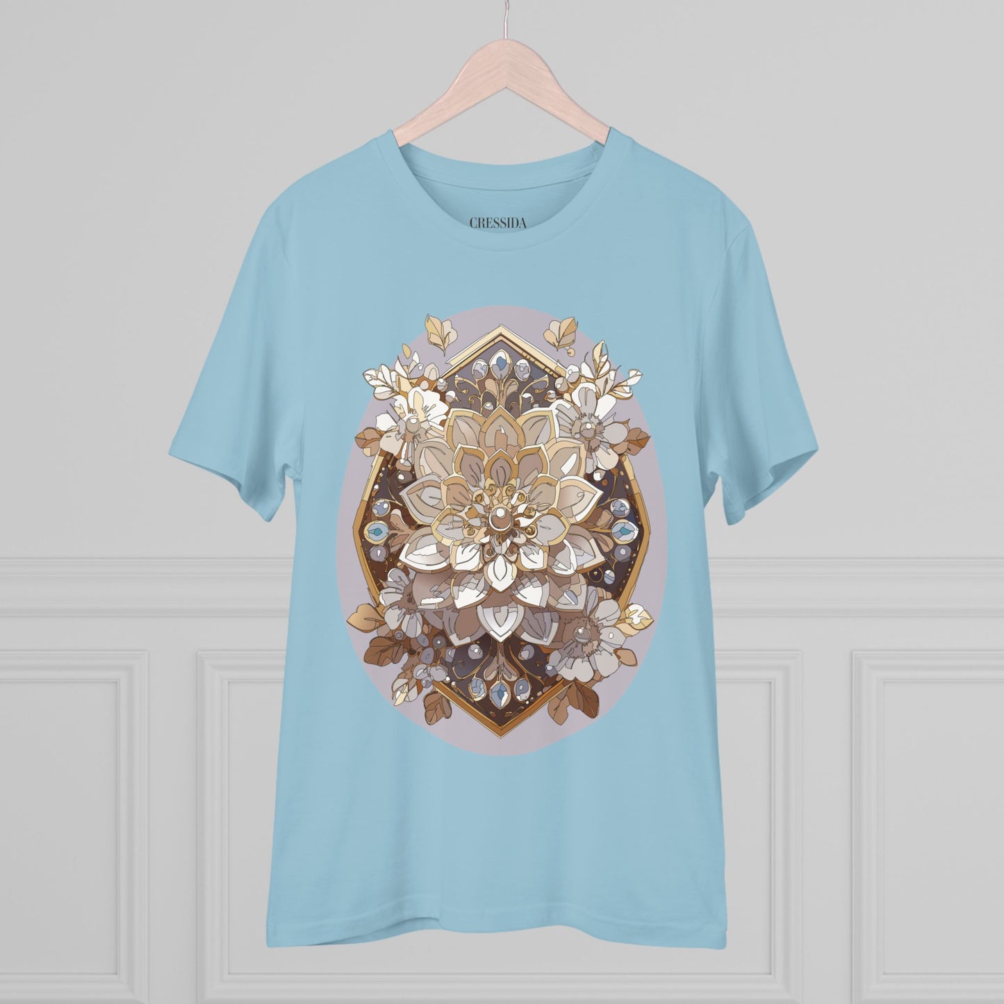 Organic T-shirt with Flower