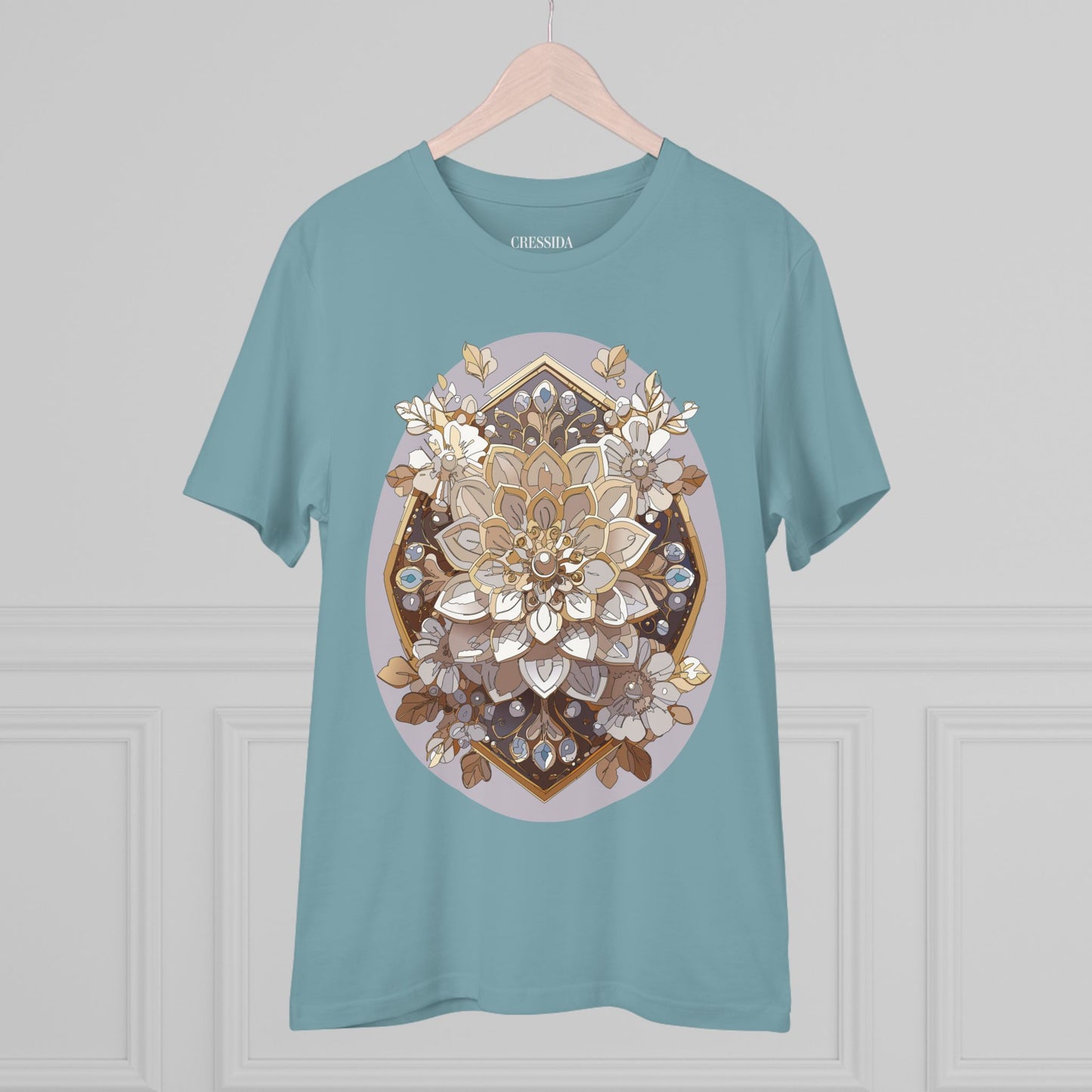 Organic T-shirt with Flower