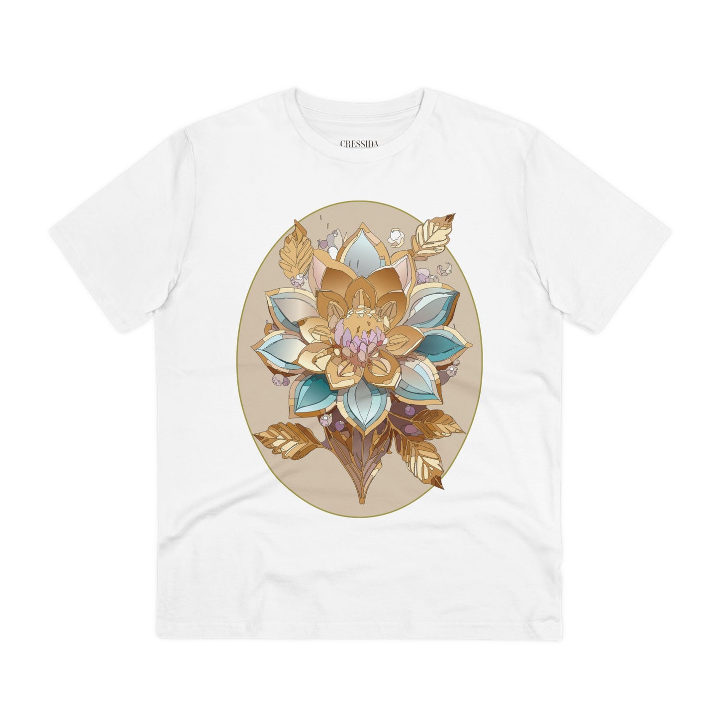 T-shirt bio avec fleur