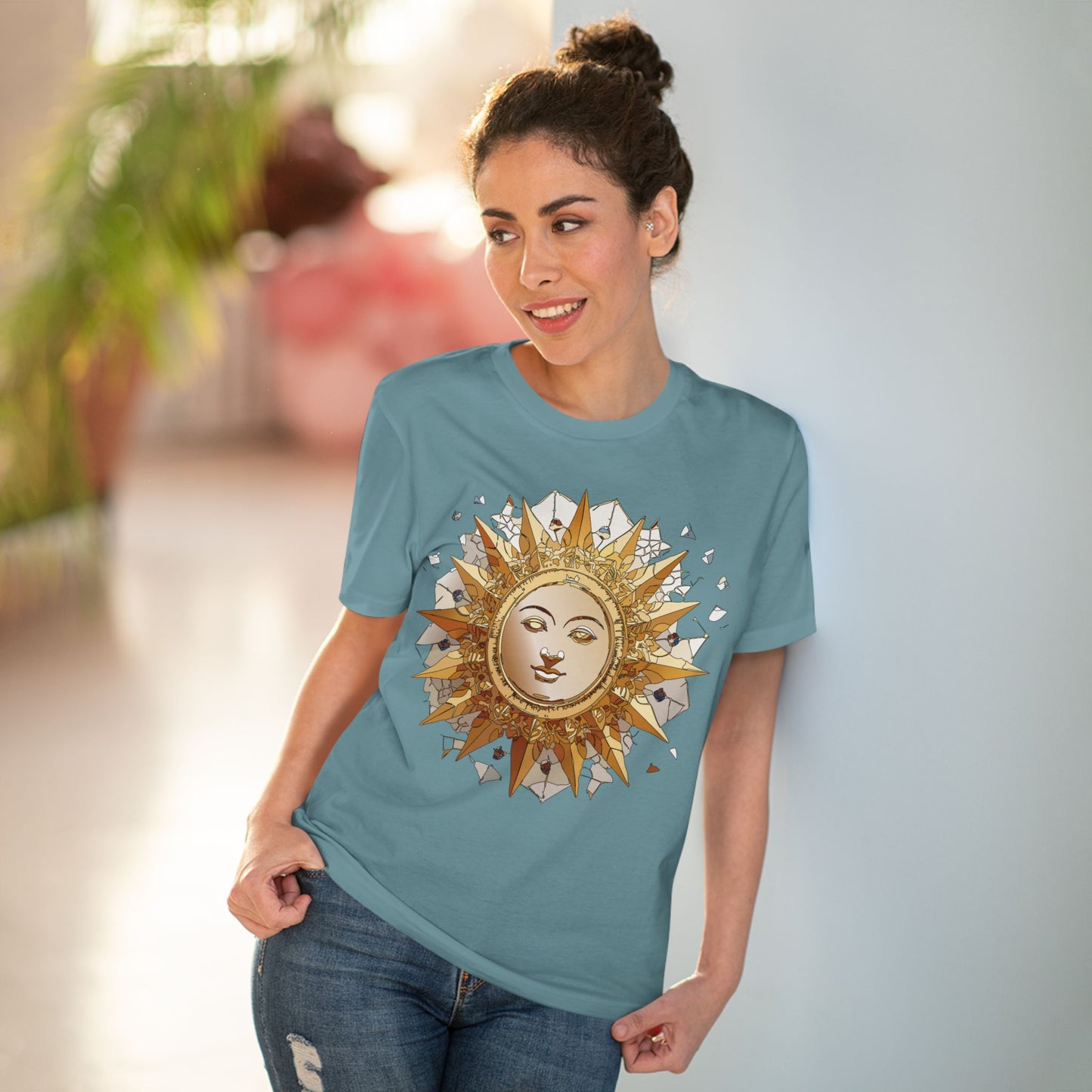 Organic T-shirt with Sun