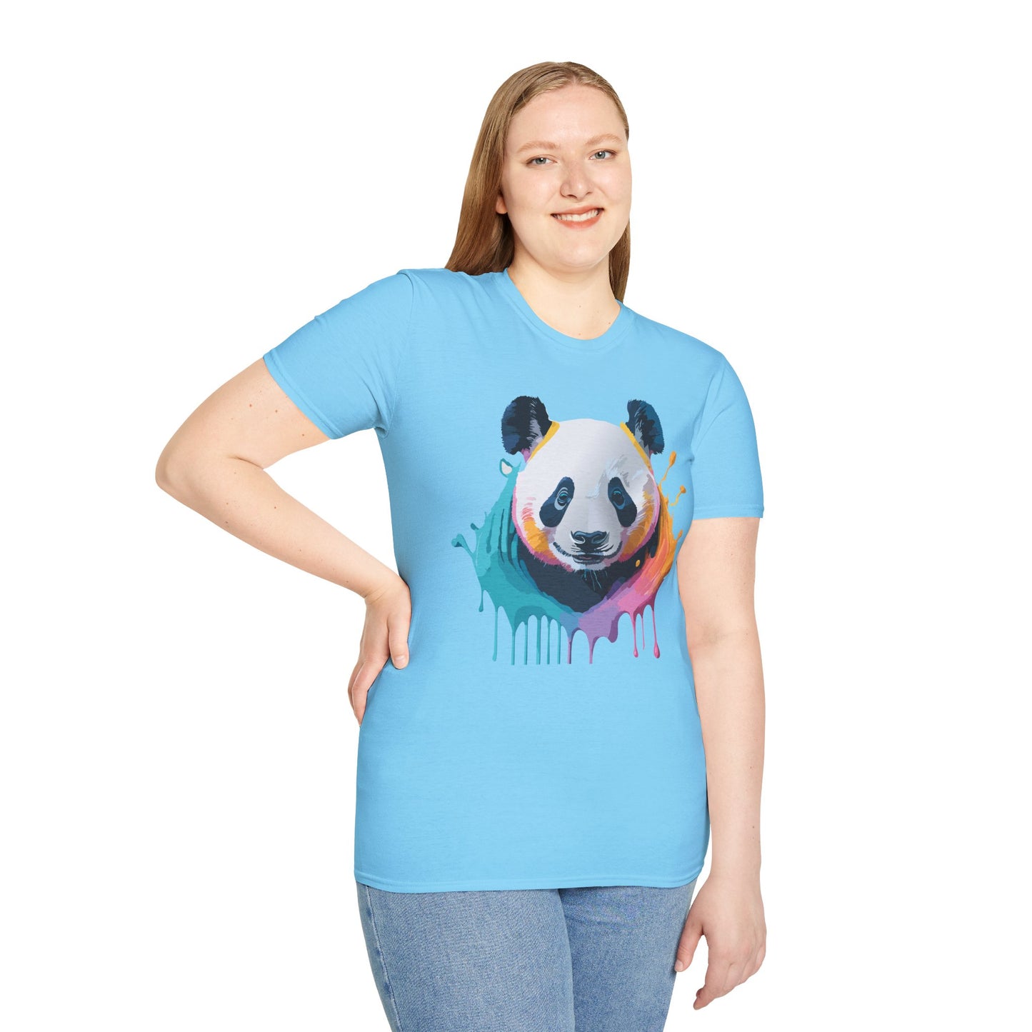 Panda Shirt, T Shirt with Panda, Animal Shirt, Tee Shirt with Animals