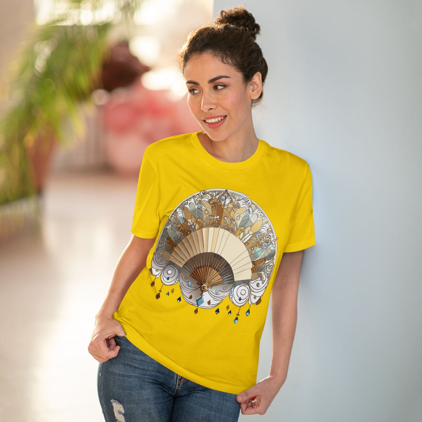 Organic T-shirt with Fan