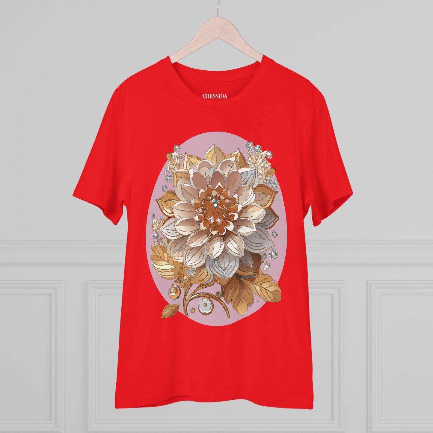 Organic T-shirt with Flower