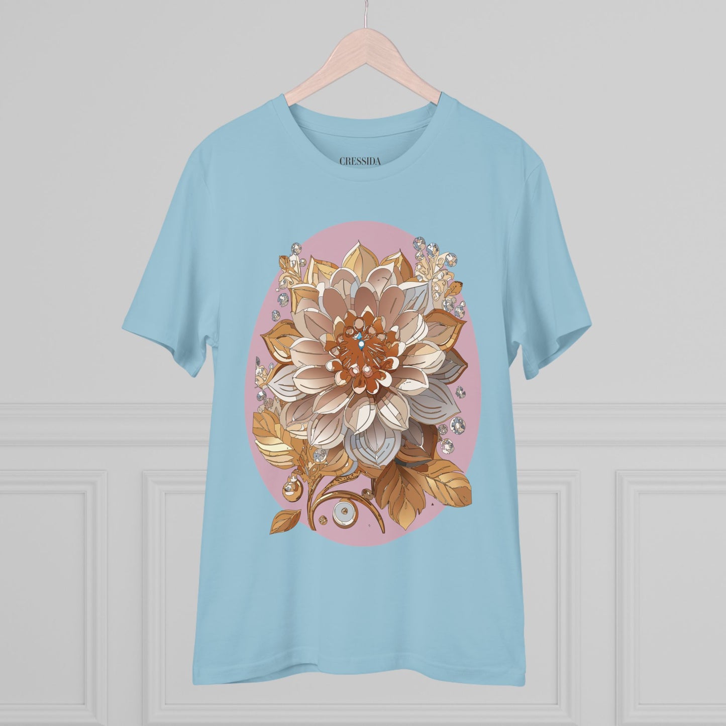 Organic T-shirt with Flower