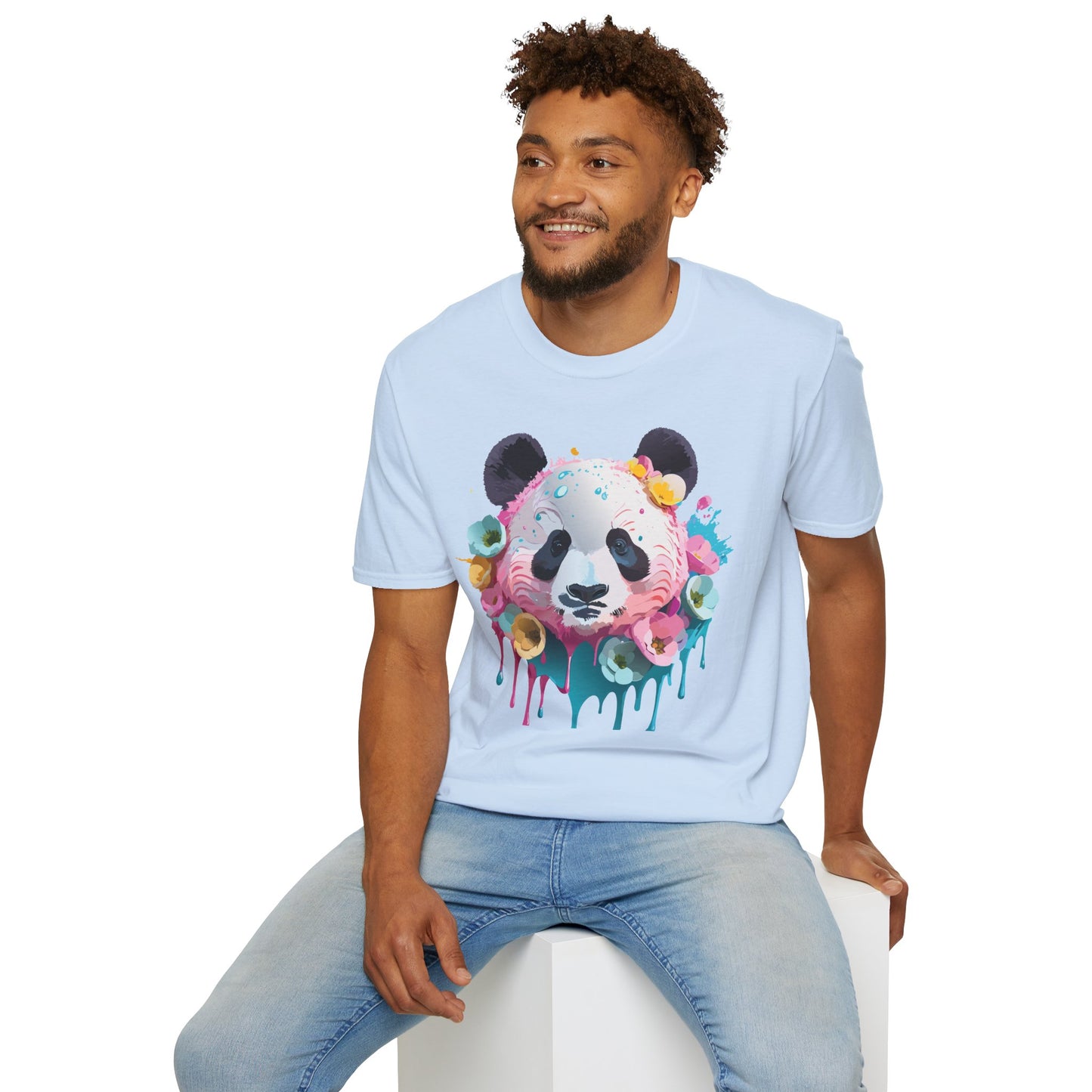 Panda Shirt, T Shirt with Panda, Animal Shirt, Tee Shirt with Animals