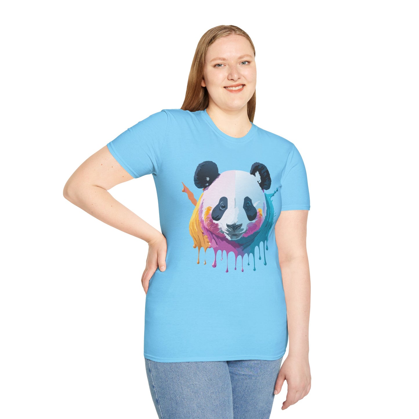 Panda Shirt, T Shirt with Panda, Animal Shirt, Tee Shirt with Animals