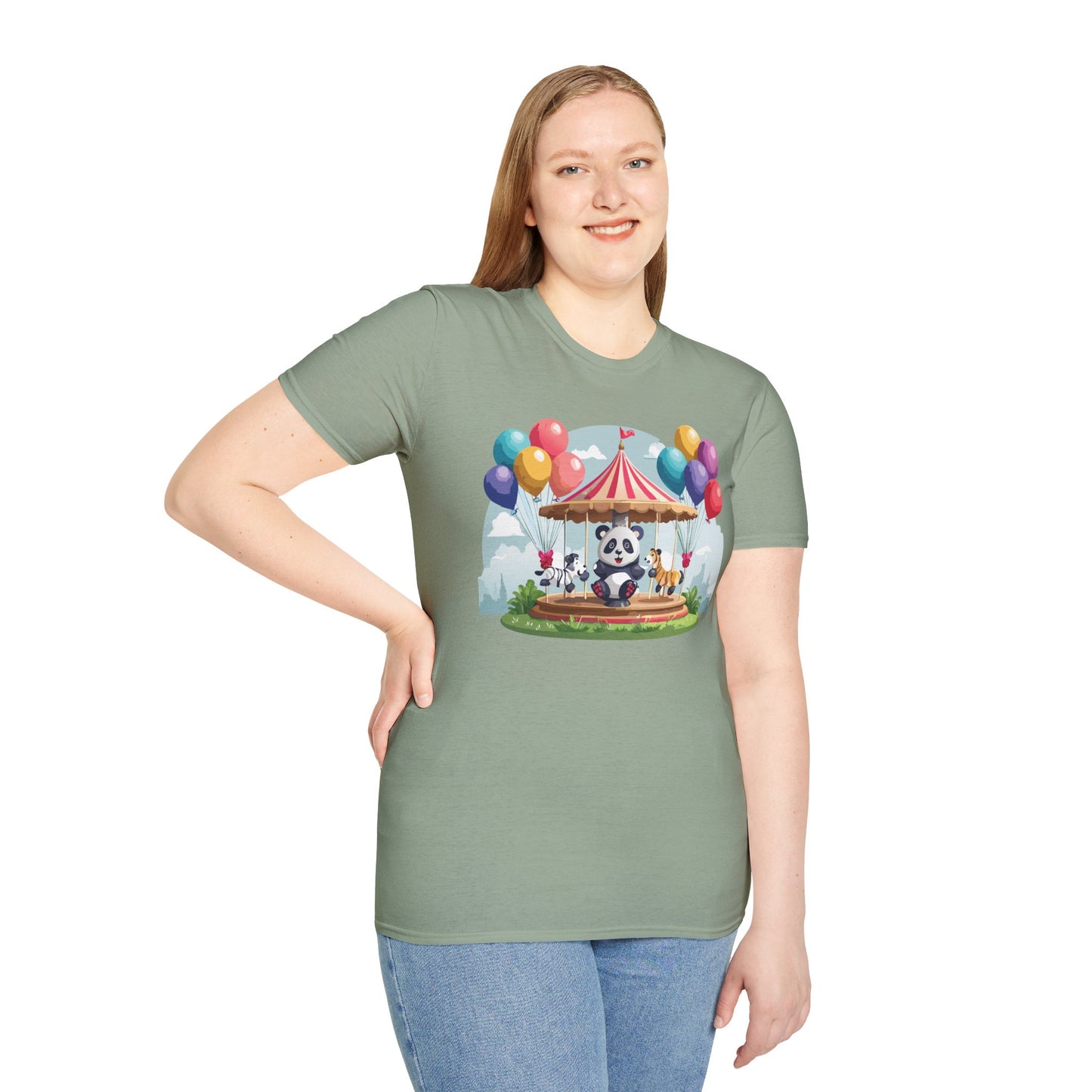 Panda Shirt, T Shirt with Panda, Animal Shirt, Tee Shirt with Animals