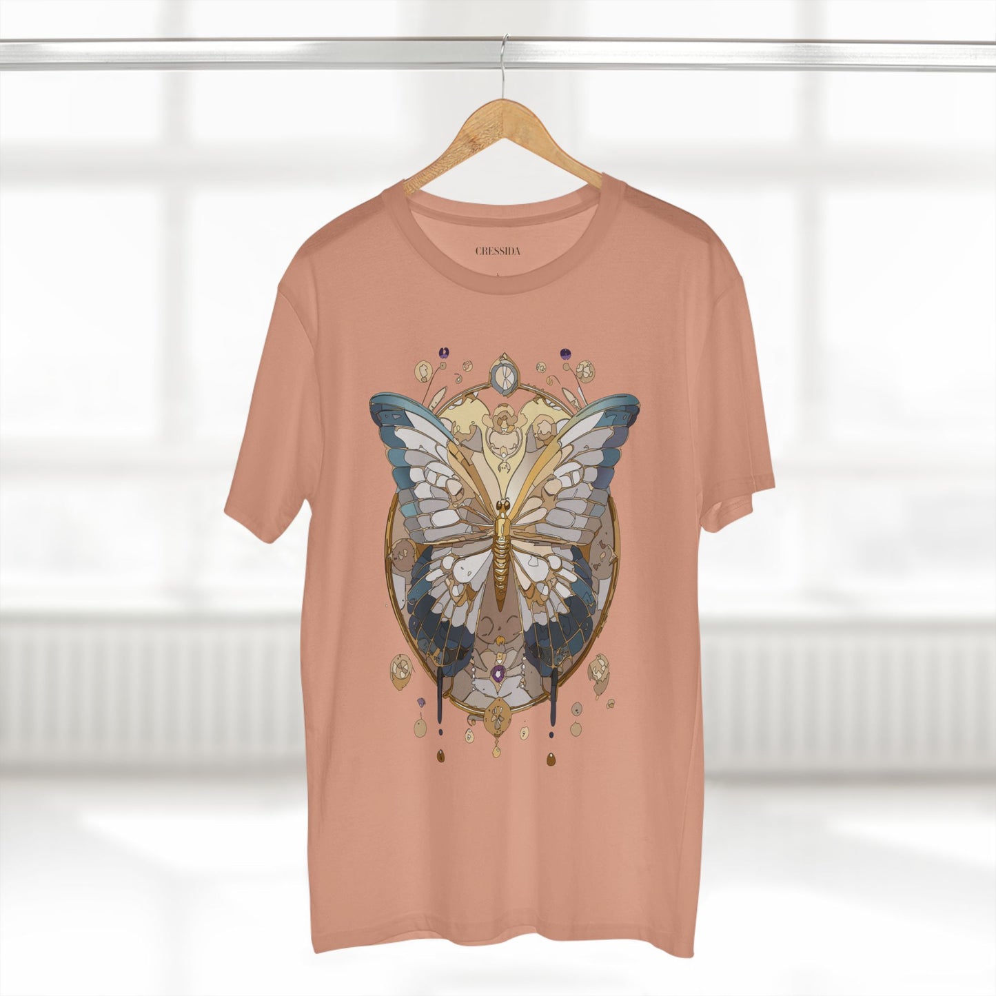 Butterfly shirt, Shirt with Butterfly, Tee Shirt with Antique Butterfly