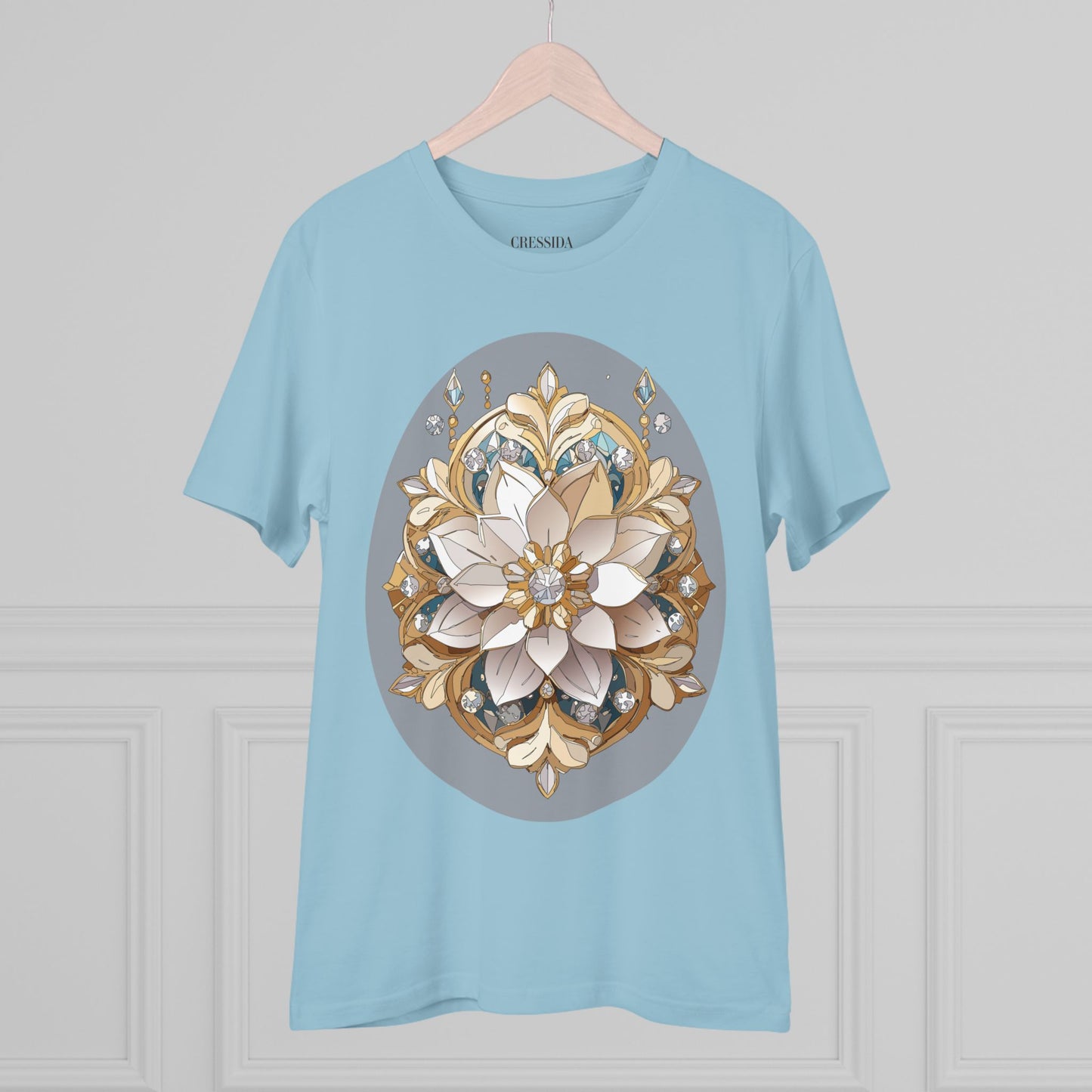 Organic T-shirt with Flower