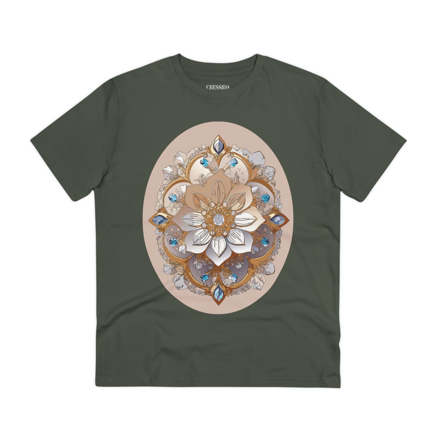 Organic T-shirt with Flower