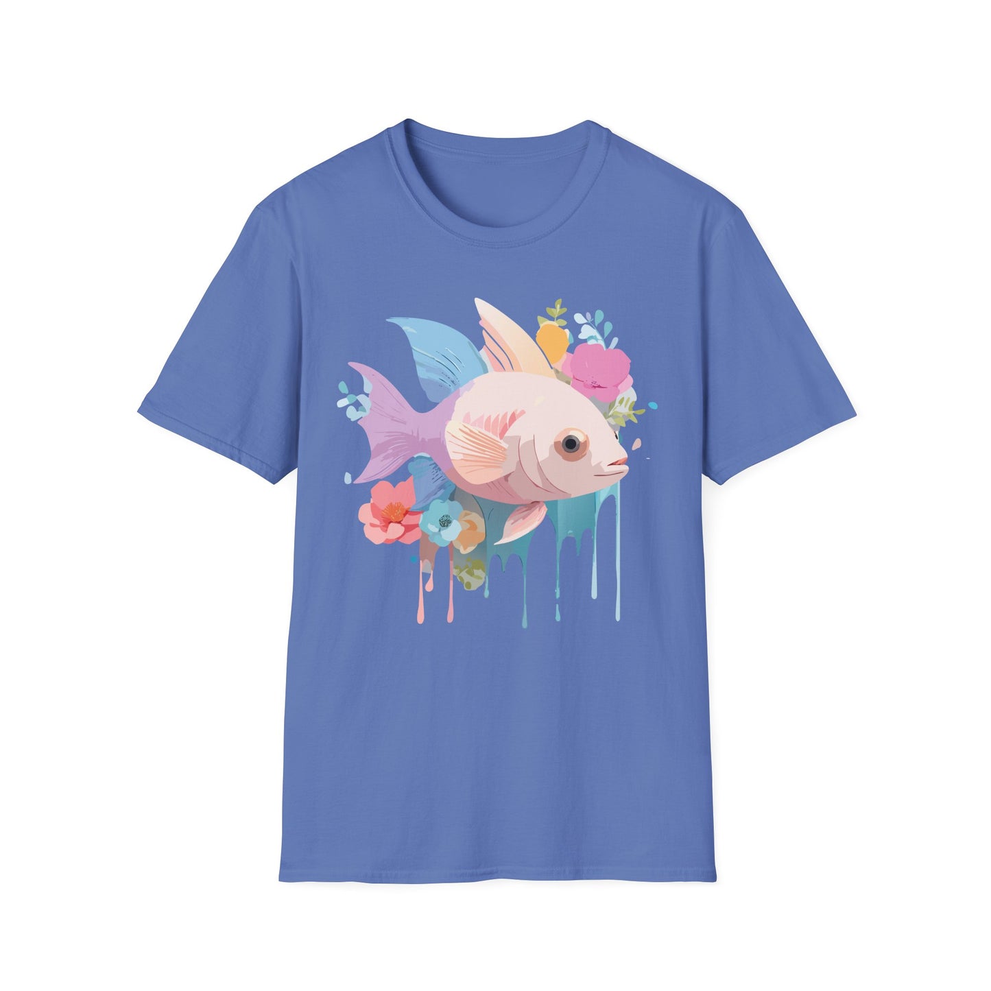 Fish Art Design Shirt, T Shirt with Fish, Graphic Shirt, Tee Shirt with Graphic Design, Shirt with Fish Graphic Art