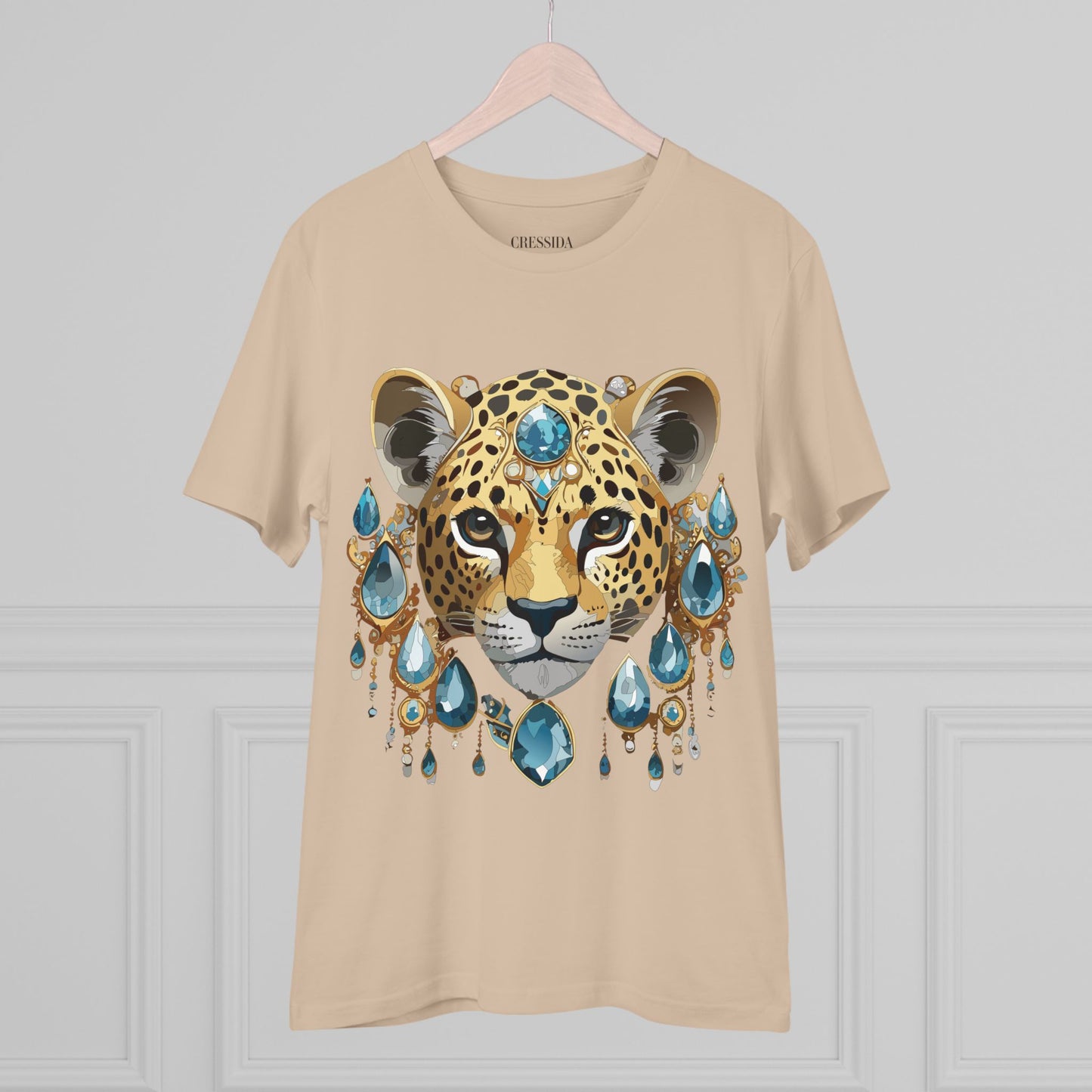 Organic T-shirt with Animals - Cheetah