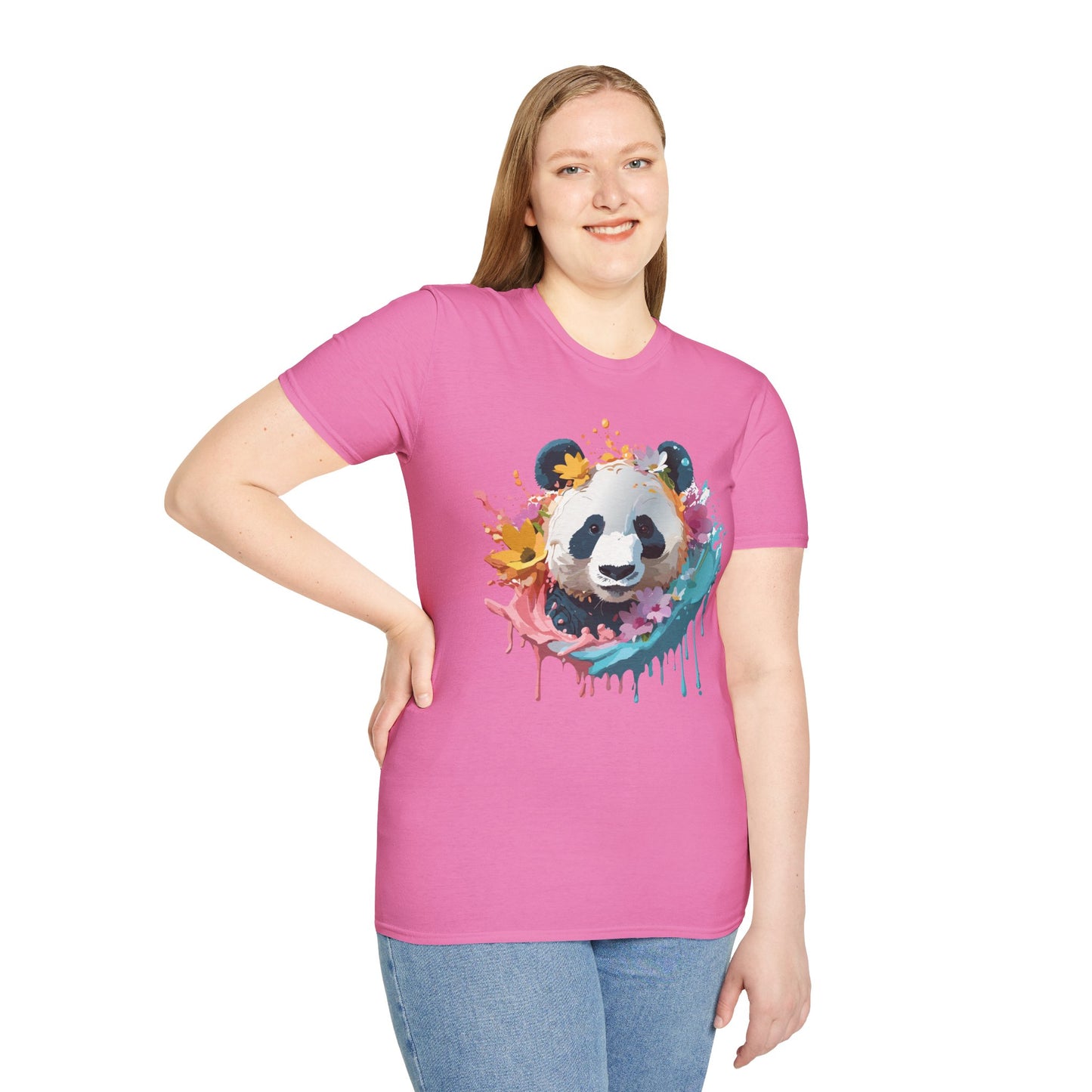 Panda Shirt, T Shirt with Panda, Animal Shirt, Tee Shirt with Animals