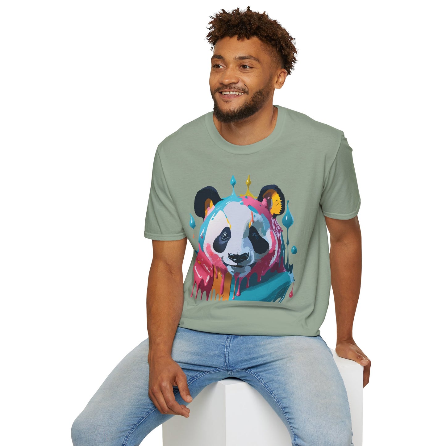 Panda Shirt, T Shirt with Panda, Animal Shirt, Tee Shirt with Animals