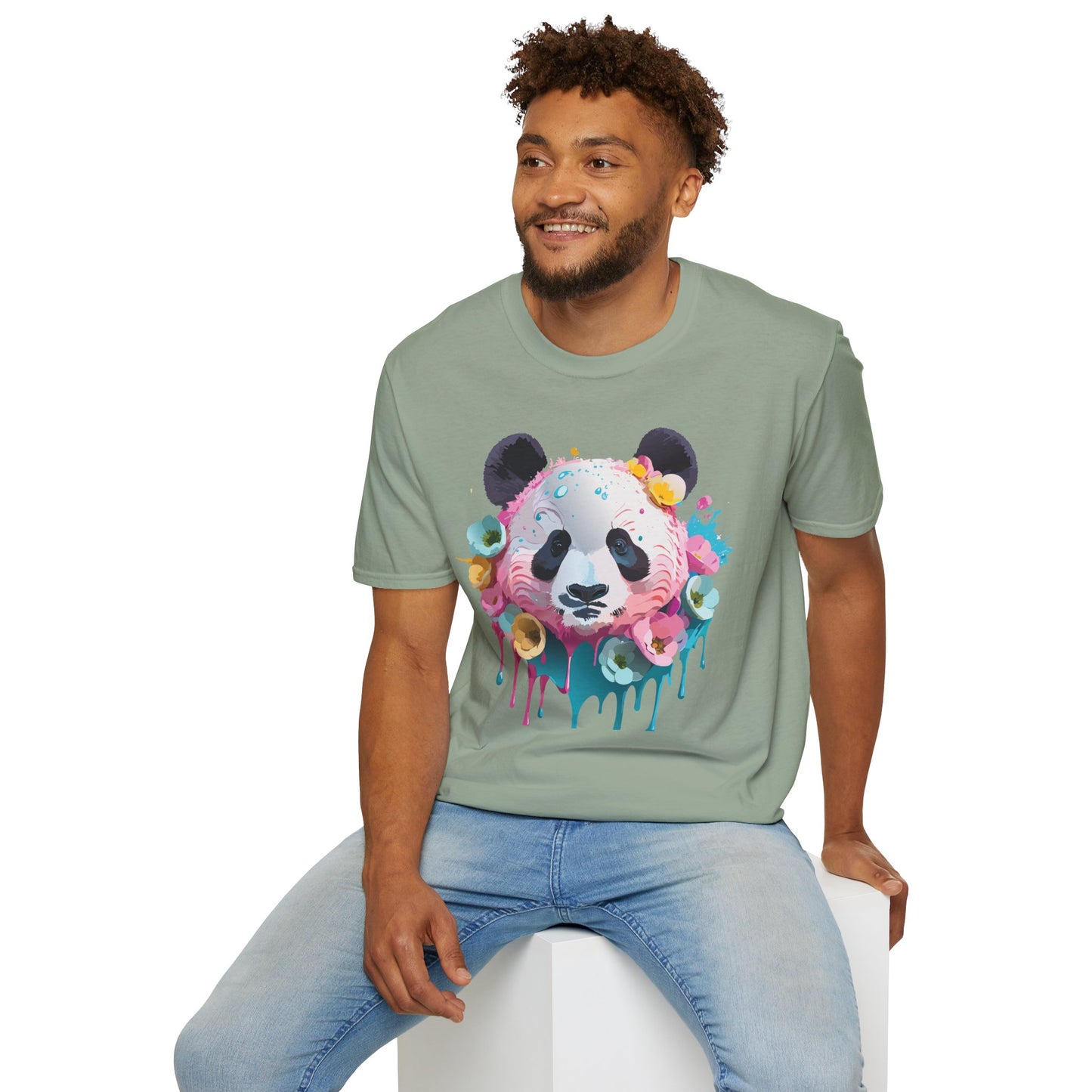 Panda Shirt, T Shirt with Panda, Animal Shirt, Tee Shirt with Animals