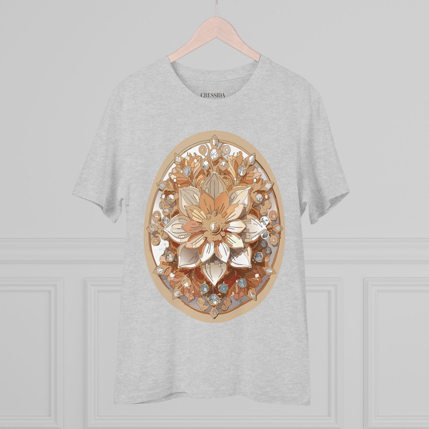 Organic T-shirt with Flower