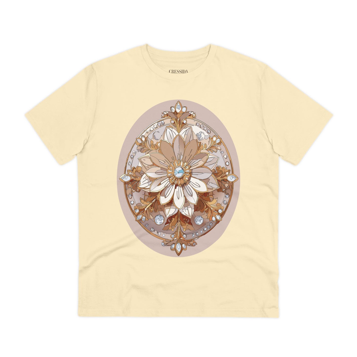 Organic T-shirt with Flower