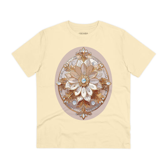 Organic T-shirt with Flower