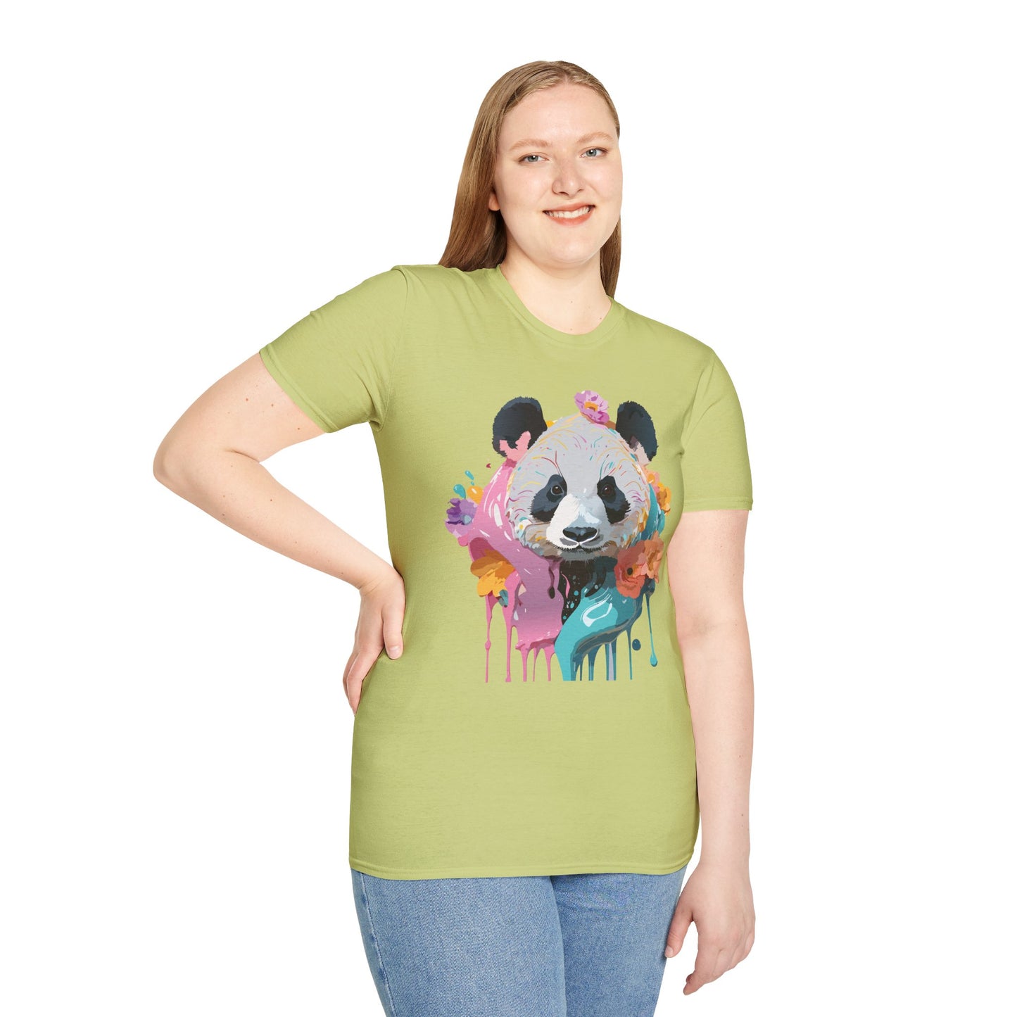 Panda Shirt, T Shirt with Panda, Animal Shirt, Tee Shirt with Animals
