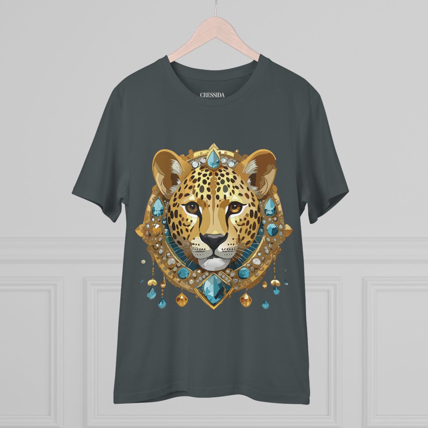 Organic T-shirt with Animals - Cheetah