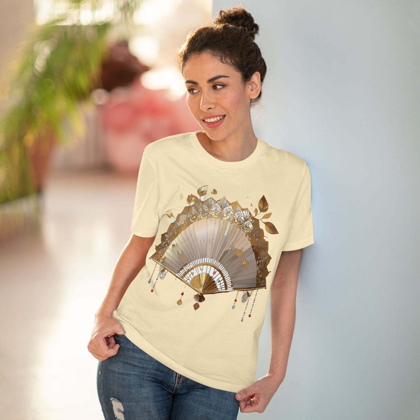 Organic T-shirt with Fan